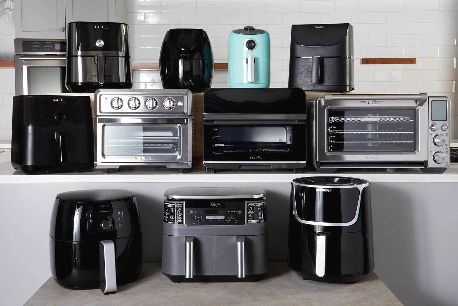 Αγορά air fryer: διάφορα μεγέθη
