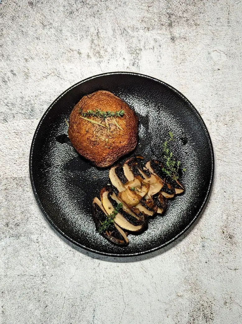 Μανιτάρια πορτομπέλο στο air fryer