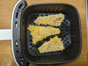 Μπακαλιάρος τηγανητός στο air fryer