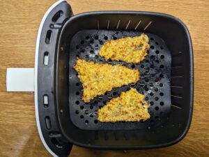 Μπακαλιάρος τηγανητός στο air fryer