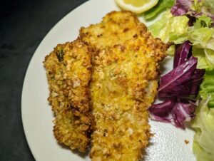 Μπακαλιάρος τηγανητός στο air fryer