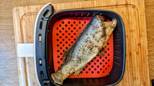 Λαβράκι στο air fryer