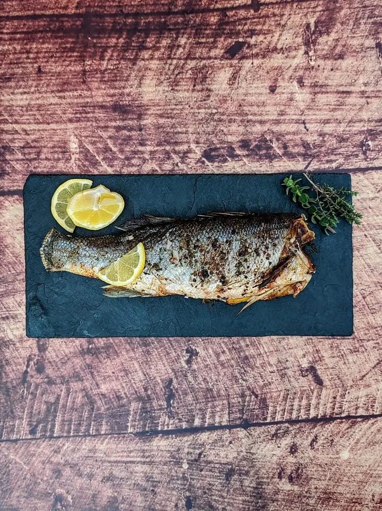 Λαβράκι στο air fryer