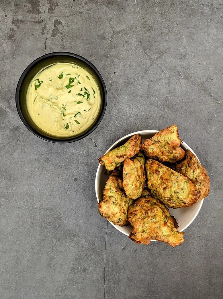 Κολοκυθοκεφτέδες στο air fryer