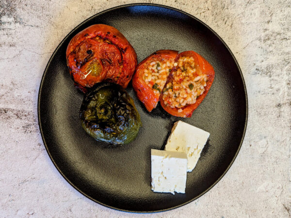 Γεμιστά με ρύζι σε air fryer