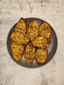 Σκορδόψωμο στο air fryer