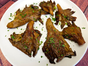 Μανιτάρια πλευρώτους σε air fryer