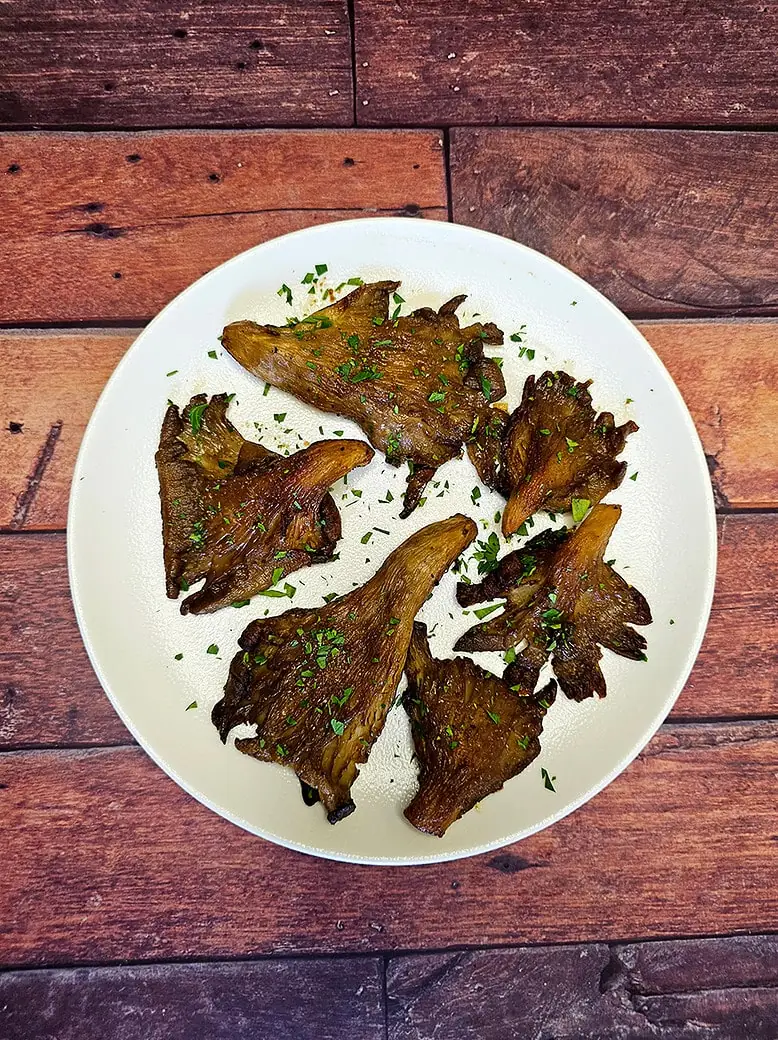 Μανιτάρια πλευρώτους σε air fryer