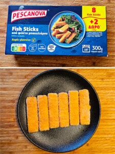 Ψαροκροκέτες fish sticks στο air fryer