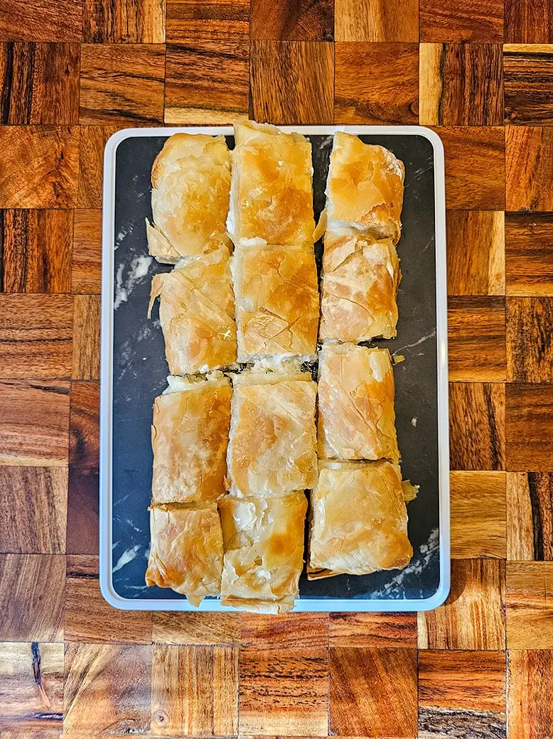 Μπουγάτσα με τυρί στο air fryer