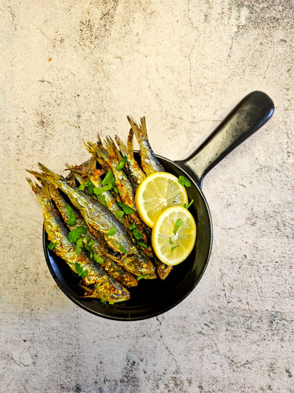 Σαρδέλες σε air fryer