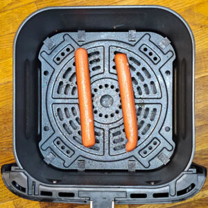 Hot dog στο air fryer