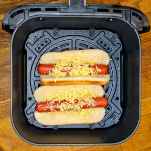Hot dog στο air fryer